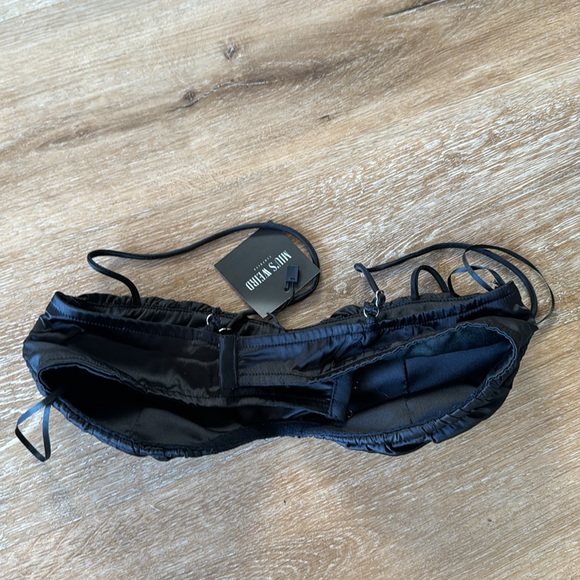 Miu’s Weird Satin Wire Bra Crop Top NWT - Picture 2 of 3